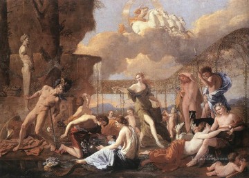 company of captain reinier reael known as themeagre company Painting - The Empire of Flora classical painter Nicolas Poussin